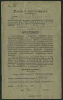GRÖNLAND - PAKKE-PORTO 9A BRIEF, 1927, Vollständiges Postsparbuch Mit 12x 20 Ø, Alle Mit Violettem L2 N - Parcel Post