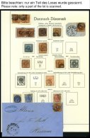 SAMMLUNGEN, LOTS O, Fast Nur Gestempelte Sammlung Dänemark Von 1851-1958 Mit Diversen Mittleren Werten, Feinst/Prac - Other & Unclassified