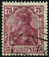 Dt. Reich 197b O, 1922, 75 Pf. Rosalila, Pracht, Gepr. Dr. Oechsner, Mi. 180.- - Oblitérés