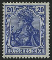 Dt. Reich 89IIy O, 1915, 30 Pf. Dunkelrotorange/schwarz Auf Orangeweiß, Pracht, Gepr. Jäschke-L., Mi. 120.- - Autres & Non Classés