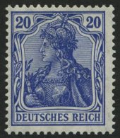 Dt. Reich 89IIy O, 1915, 30 Pf. Dunkelrotorange/schwarz Auf Orangeweiß, Pracht, Gepr. Jäschke-L., Mi. 120.- - Other & Unclassified