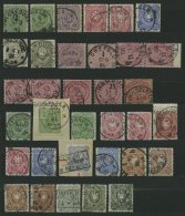 Dt. Reich 47aa O, 1889, 10 Pf. Lilabraun, Feinst, Gepr. Zenker, Mi. 100.- - Used Stamps
