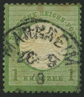 Dt. Reich 24 O, 1872, 2 Kr. Orange, K1 FREIBURG IN BADEN, Fotobefund Krug: Die Marke Ist Farbfrisch Und Deutlich Gepr&au - Gebraucht