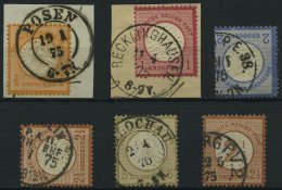 Dt. Reich 19 O, 1872, 1 Gr. Rotkarmin, Sehr Kleine Marke (L 14), Pracht, Kurzbefund Sommer - Used Stamps