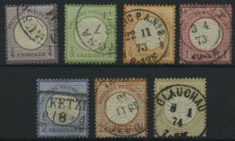 Dt. Reich 16 BrfStk, 1872, 1/4 Gr. Grauviolett, K2 BRAUNSCHWEIG BAHNHOF, Kleiner Fleck Im Prägefeld, Prachtbriefst& - Used Stamps