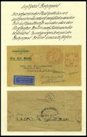 BAHNPOST 1920-37, 5 Verschiedene Bahnpostbelege, Pracht - Maschinenstempel (EMA)