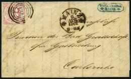 THURN Und TAXIS 29 O, 1863, 1 Gr. Karminrot, Allseits Riesenrandig, Pracht - Other & Unclassified