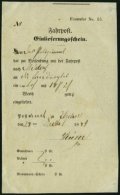 SCHLESWIG-HOLSTEIN ELMSH. ITZEH. EBN. Post. BUR, K1 Auf K.D.S.-Briefhülle, Pracht - Prephilately