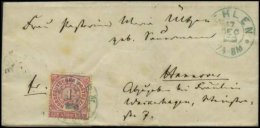 BREMEN 10a BrfStk, 1867, 2 Gr. Dunkelgelblichorange Auf Briefstück, Senkrechter Bug Und Kleine Korrektur, Feinst, M - Bremen