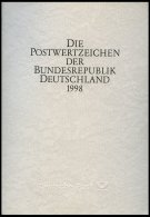 BUND/BERLIN MINISTERJAHRB **, 1998, Kompletter Jahrgang Bundesrepublik Im Geschenkheft Der Deutschen Post AG Mit Faksimi - Otros & Sin Clasificación