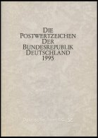 BUND/BERLIN MINISTERJAHRB **, 1995, Kompletter Jahrgang Bundesrepublik Im Geschenkheft Der Deutschen Post AG Mit Faksimi - Sonstige & Ohne Zuordnung