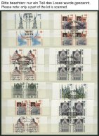 LOTS **, O, Ca. 1960-2005, Partie Zusammendrucke, Rollenmarken, Waagerechte Paare, Ungeordnet Im Karton, Besichtigen!, F - Used Stamps