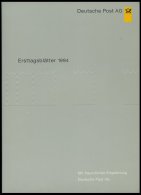 ERSTTAGSBLÄTTER 1709-71 BrfStk, 1994, Kompletter Jahrgang, ETB 1 - 43/94 Im Schuber Der Deutschen Post, Pracht - Sonstige & Ohne Zuordnung