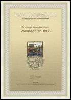 ERSTTAGSBLÄTTER 1347-96 BrfStk, 1988, Kompletter Jahrgang, ETB 1 - 33/88, Pracht - Other & Unclassified