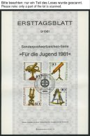 ERSTTAGSBLÄTTER 1082-1161 BrfStk, 1981/2, 2 Komplette Jahrgänge, ETB 1/81 - 26/82, Pracht - Other & Unclassified