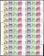 ZUSAMMENDRUCKE MH 23d **, 1980, Markenheftchen Burgen Und Schlösser, 10x, Pracht, Mi. 130.- - Used Stamps