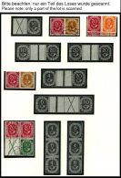 ZUSAMMENDRUCKE A. W 2-K 7 **,*,o , 1951-68, Partie Meist Verschiedener Zusammendrucke Mit Markenheftchen, Heftchenbl&aum - Used Stamps