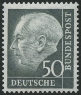 BUNDESREPUBLIK 189 **, 1954, 50 Pf. Heuß, Pracht, Mi. 200.- - Gebraucht