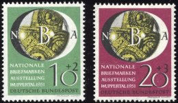 BUNDESREPUBLIK 141/2 **, 1951, NBA, Pracht, Mi. 90.- - Used Stamps