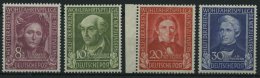 BUNDESREPUBLIK 117-20 **, 1949, Helfer Der Menschheit, Prachtsatz, Mi. 120.- - Sonstige & Ohne Zuordnung