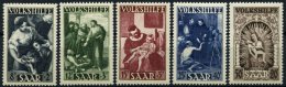 SAARLAND 267-71 **, 1949, Volkshilfe, Prachtsatz, Mi. 110.- - Sonstige & Ohne Zuordnung