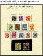 SAMMLUNGEN O, 1948-90, Bis Auf Mi.Nr. 18-20, 68-70 Und Bl. 1 Komplette Sammlung Im Schaubek-Album, Erhaltung Feinst/Prac - Collections