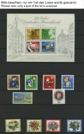 SAMMLUNGEN **, Bis Auf Mi.Nr. 236 In Den Hauptnummern Komplette Postfrische Teilsammlung Berlin Von 1961-81 Sauber Im Ei - Collections