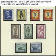 SAMMLUNGEN **, 1955-79, Kompletter Sammlungsteil Im Lindner Falzlosalbum, Prachterhaltung - Collections