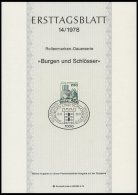 ERSTTAGSBLÄTTER 561-90 BrfStk, 1978, Kompletter Jahrgang, ETB 1 - 14/78, Pracht - Autres & Non Classés