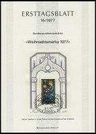 ERSTTAGSBLÄTTER 482-Bl. 6 BrfStk, 1975-77, 3 Komplette Jahrgänge, ETB 1/75 - 15/77, Pracht - Other & Unclassified