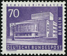 ROLLENMARKEN 152R **, 1956, 70 Pf. Schillertheater, Einzelmarke Mit Gerader Nummer, Pracht, Mi. 160.- - Roulettes