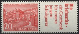 ZUSAMMENDRUCKE W 17 **, 1952, Bauten 20 + R2, Pracht, Mi. 95.- - Se-Tenant