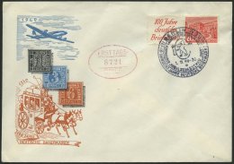 ZUSAMMENDRUCKE W 13 BRIEF, 1949, Bauten R1a + 20 Auf FDC, Pracht, Mi. 100.- - Se-Tenant