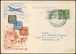 ZUSAMMENDRUCKE W 9 BRIEF, 1949, Bauten R1b + 10 Auf FDC, Prachtkarte, Feinst, Mi. 100.- - Zusammendrucke