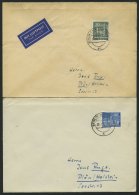 BERLIN 148/9 BRIEF, 1957, 30 Pf. Schloss Pfaueninsel Und 40 Pf. Schloss Charlottenburg Je Auf FDC, Feinst/Pracht, Mi. 12 - Autres & Non Classés