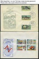 LOTS 1980-90, Karton Mit Ca. 300 Verschiedenen Schmuckumschlägen, Alle Mit Tagesstempeln WEIDA, Fast Nur Prachterha - Collections