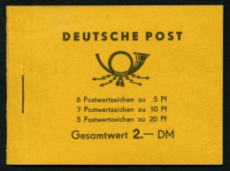 ZUSAMMENDRUCKE MH 2b1 **, 1957, Markenheftchen Fünfjahresplan, Feinst, Mi. 150.- - Se-Tenant