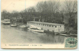 DEP 92 VILLENEUVE LA GARENNE LA SEINE BATEAU LAVOIR ? - Villeneuve La Garenne