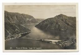 PONTE DI MELIDE - LAGO DI LUGANO   VIAGGIATA FP - Lugano