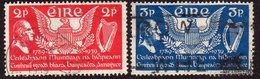 Ireland 1939 150th Anniversary Of US Constitution Set Of 2,used, SG 109/10 - Ungebraucht