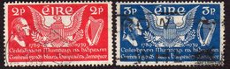 Ireland 1939 150th Anniversary Of US Constitution Set Of 2,used, SG 109/10 - Ongebruikt
