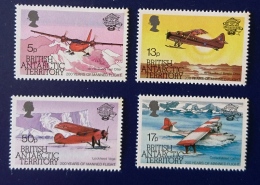 ANTARTIQUE BRITANIQUE /BRITISH ANTARTIC TERRITORY Avion, Avion, Plane. Yvert N° 124/27** MNH - Aerei