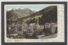 STM718 CORRESPONDENZKARTE JAHR 1901 WILBA (d) GASTEIN Mit DRUCKFEHLER WILDBA "d" NACH OBEN GEBRAUCHT SIEHE ABBILDUNG - Bad Hofgastein