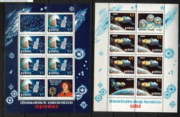 POLAND 1973 SPACE EXPLORATION - SALUT COPERNICUS SHEETLETS NHM Astronomy Astronomer Cosmos Rocket USA USSR Russia - United States