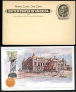 EX92 Postal Card Transmississippi Exposition 1898 Mint Vf Cat. $100.00 - ...-1900