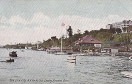 New York City, N.Y. Yacht Club Landing Riverside Drive (pk34523) - Hudson River