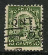 Canada 1931 10 Cent George Etienne Cartier Issue #190xx  Bell Telephone Perfin - Perfin