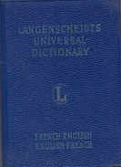 Langenscheidt's Universal Dictionary: French-English English-French By Langenscheidt - Woordenboeken