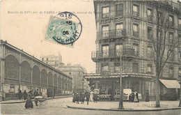 PARIS - Marché,Rue Brézin,avenue Du Maine. - Arrondissement: 14
