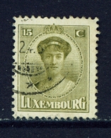 LUXEMBOURG  -  1921 To 1926  Grand Duchess Charlotte  15c  Used As Scan - Gebruikt